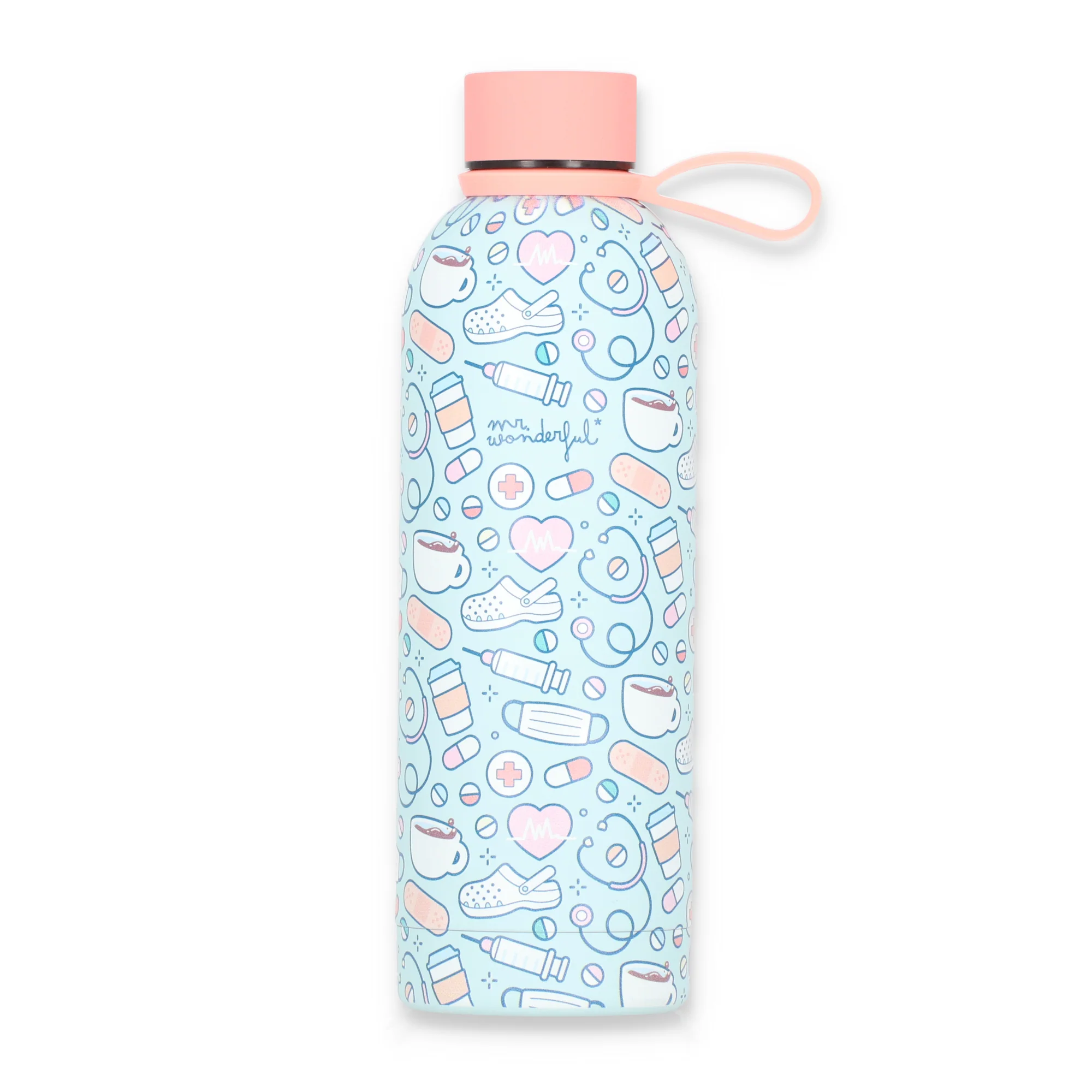 Thermal bottle 500ml - Pattern for healthcare staff - Image 4