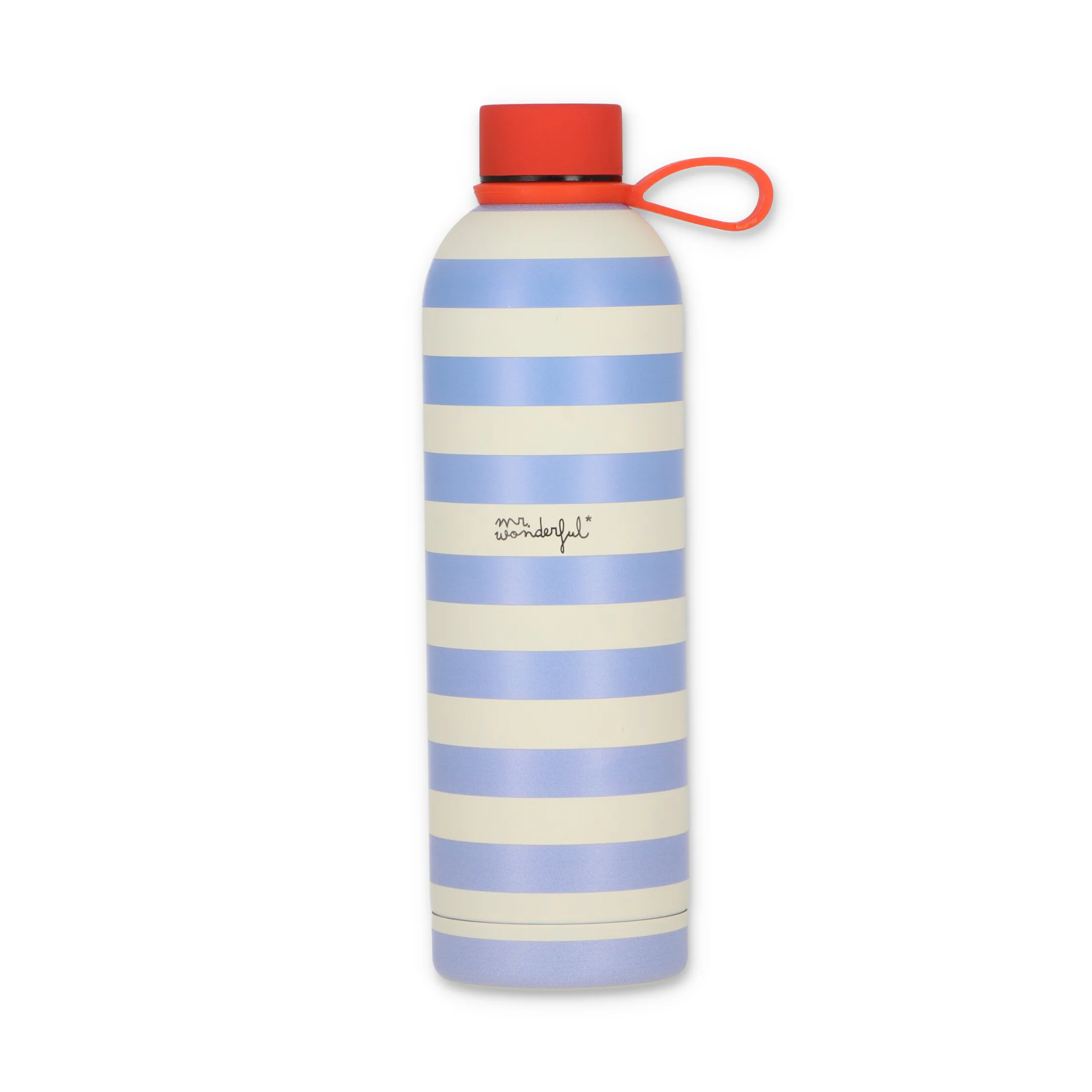 Botella térmica rayas azules y beige - Walking on sunshine