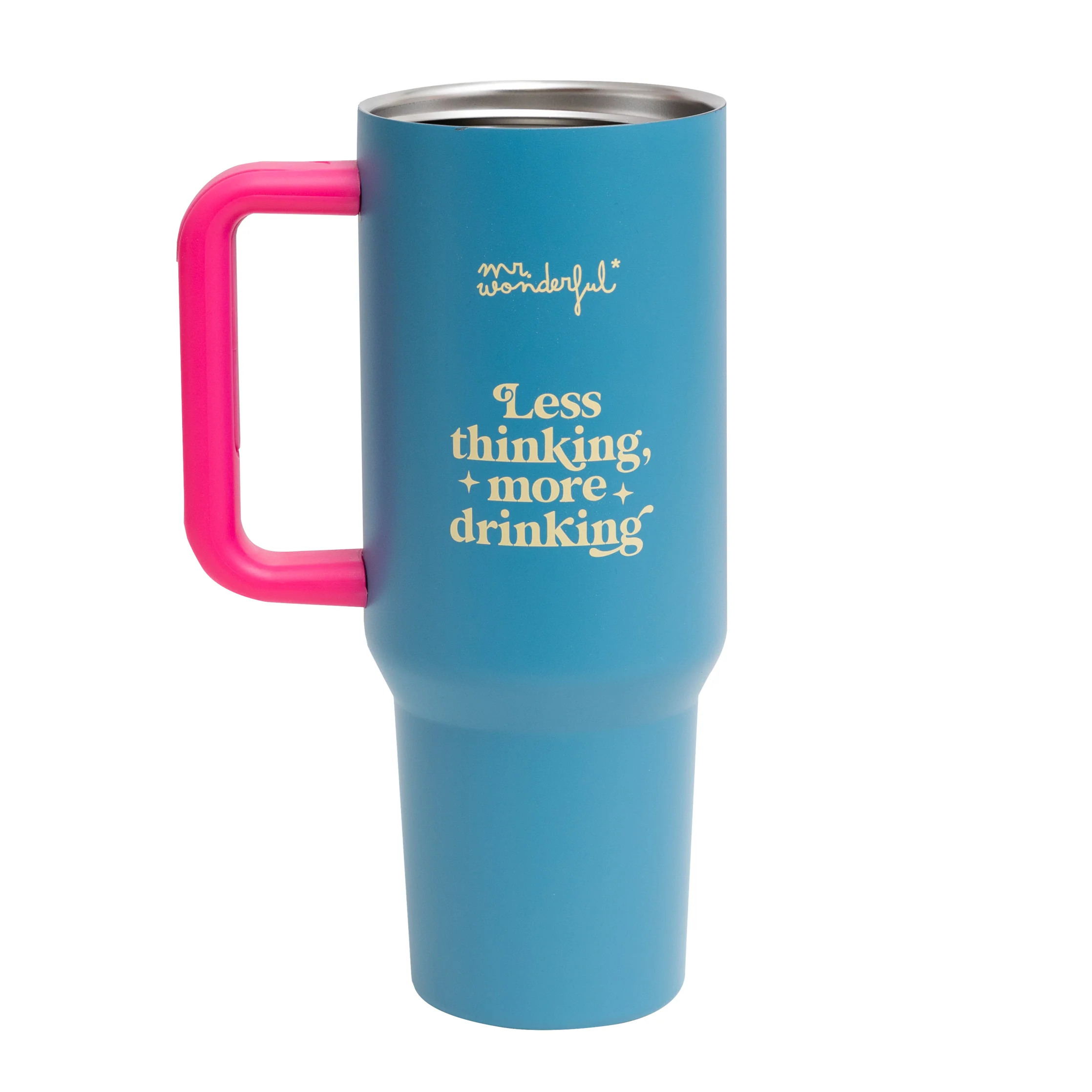 Taza take away térmica termo 1,2 litros - Less thinking, more drinking - Image 3