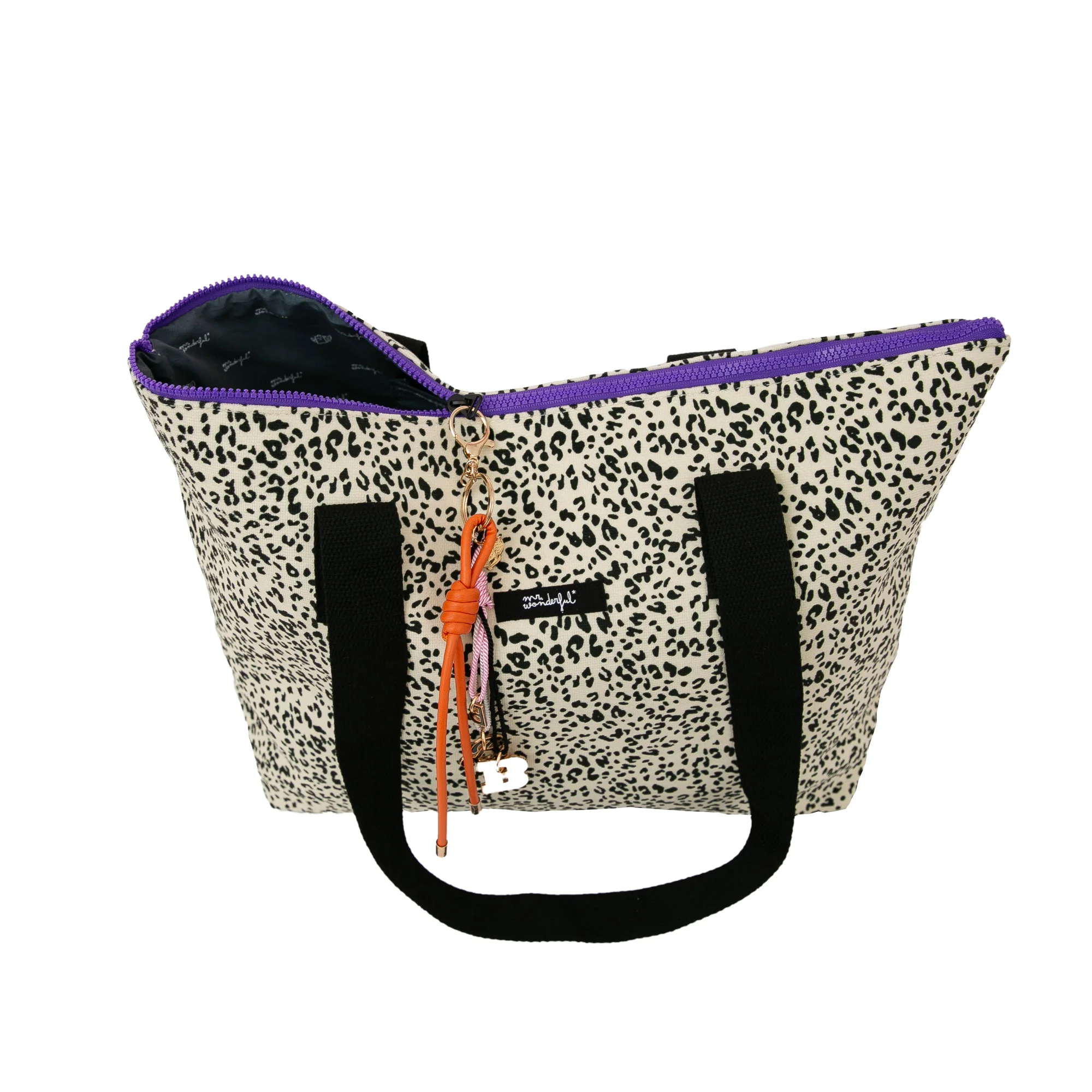 Bolsa de tela tote bag - Animal print topos - Image 4