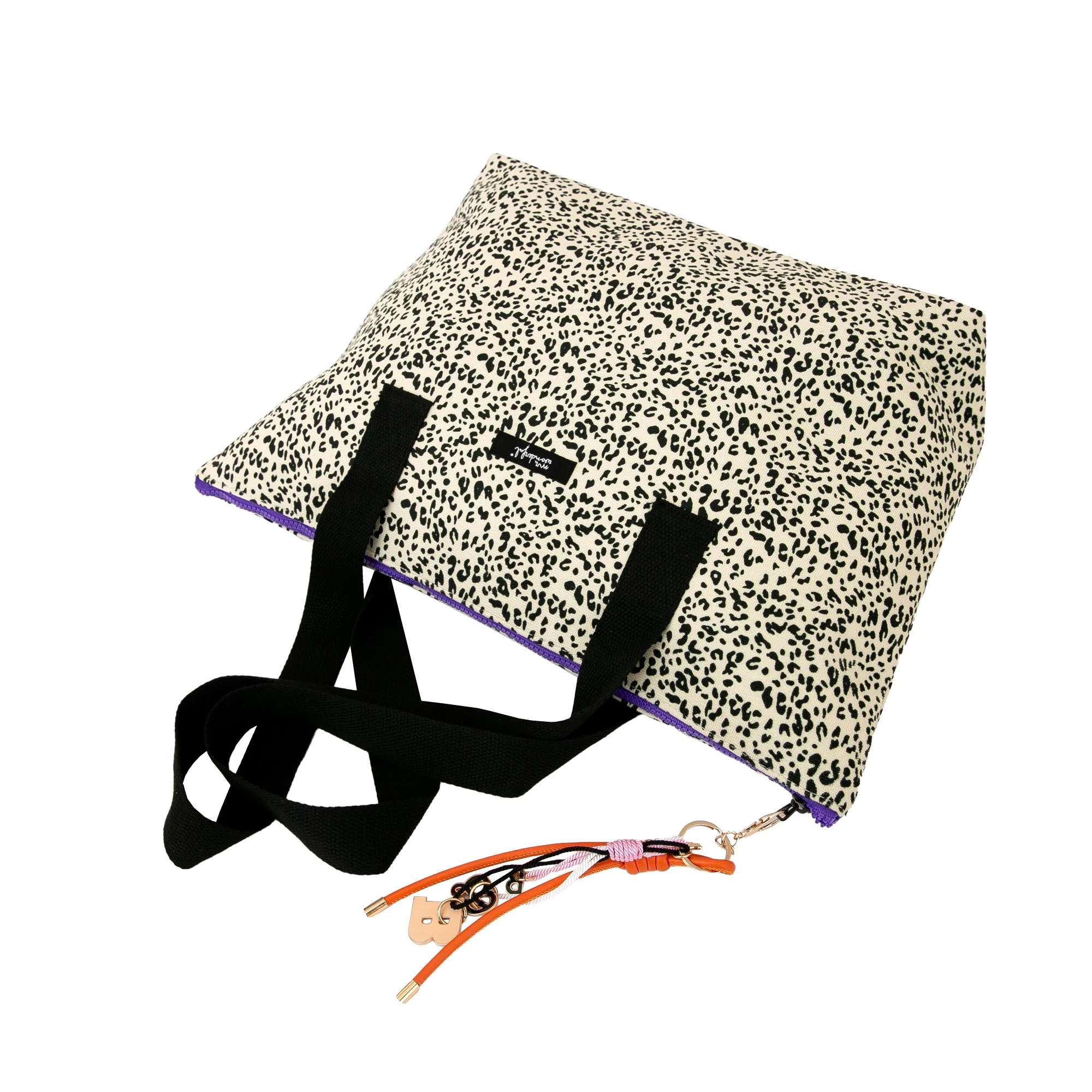 Bolsa de tela tote bag - Animal print topos - Image 6