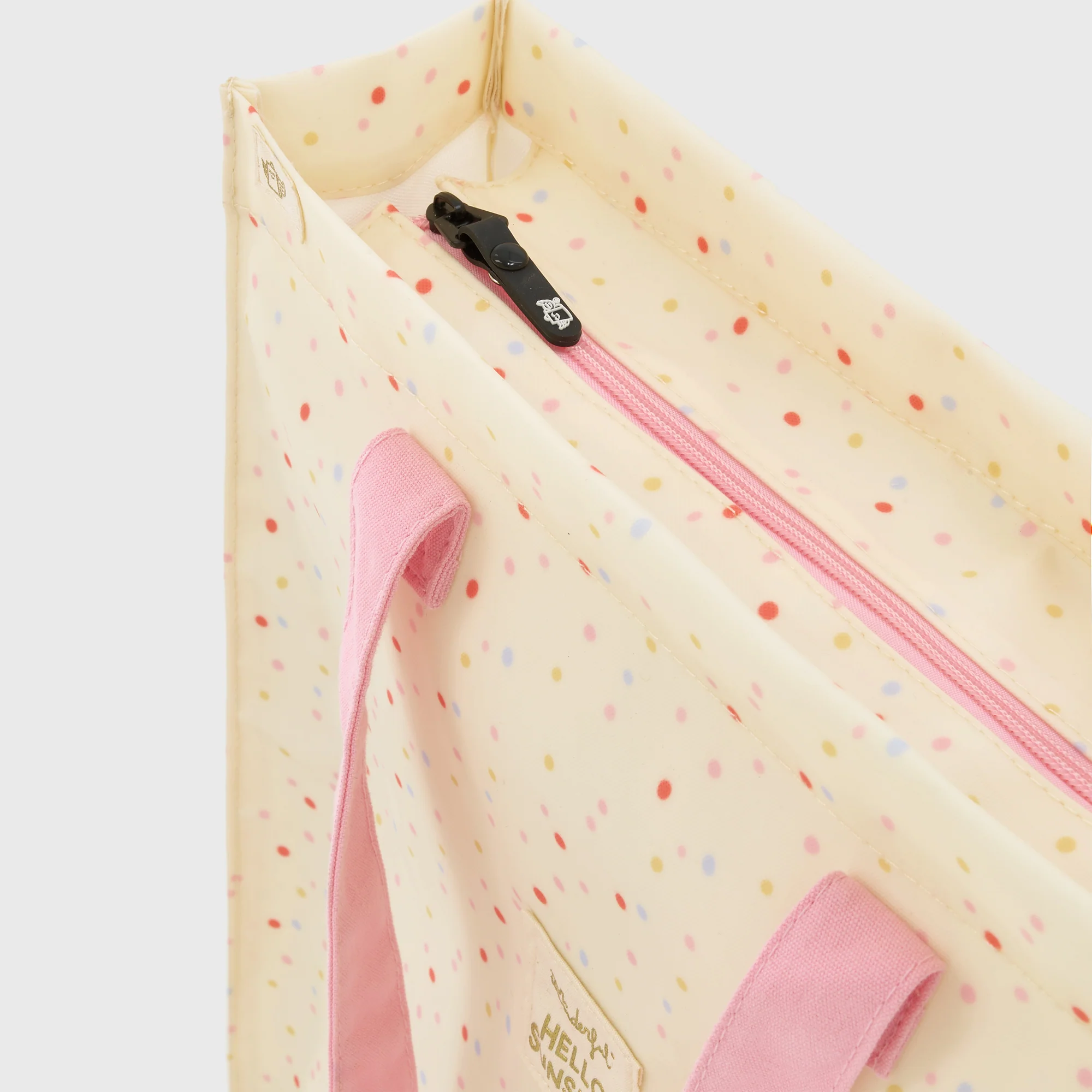 Bolsa de tela tote bag topos multicolor - Hello, sunshine! - Image 4
