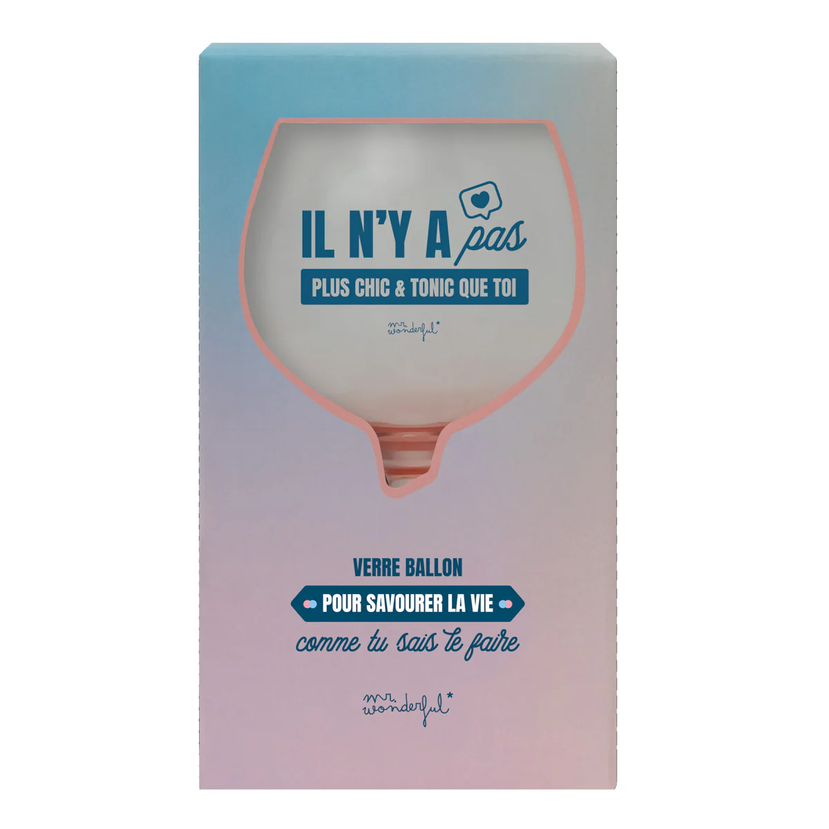 Verre ballon - Il n’y a pas plus chic & tonic que toi - Image 2