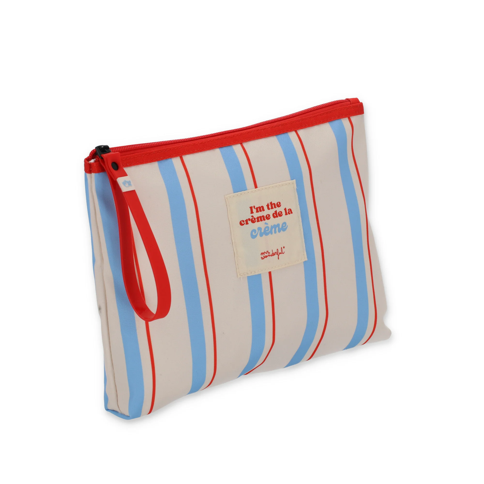 Neceser waterproof rayas azules, rojas y beige - I'm the crème de la crème - Image 2