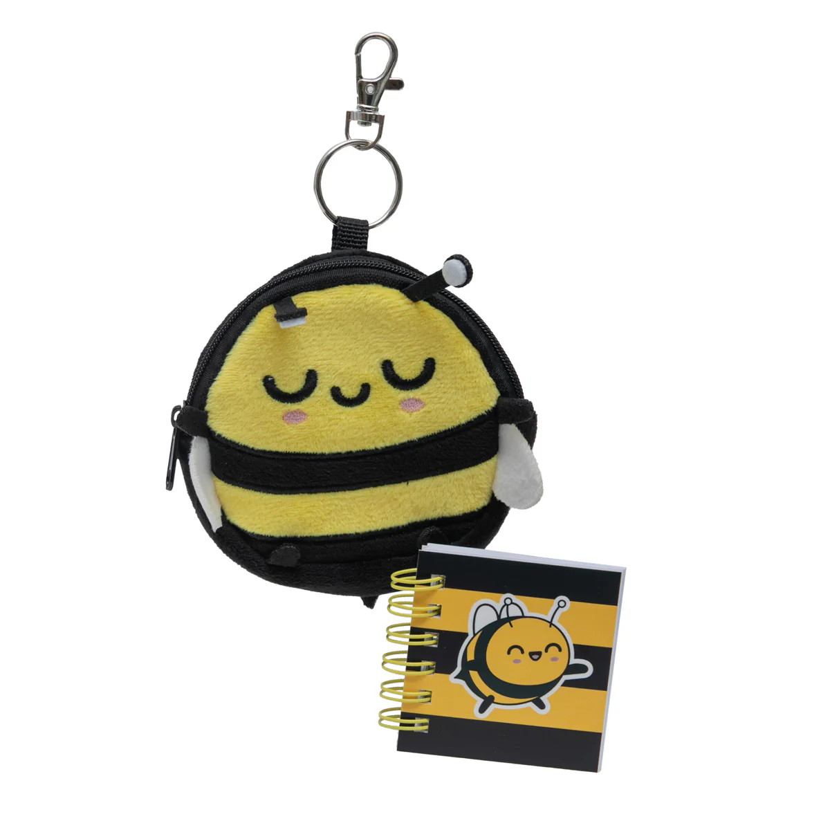 Pack Wonder World abeja - Estuche de silicona extensible + monedero llavero + taza 3D - Image 3