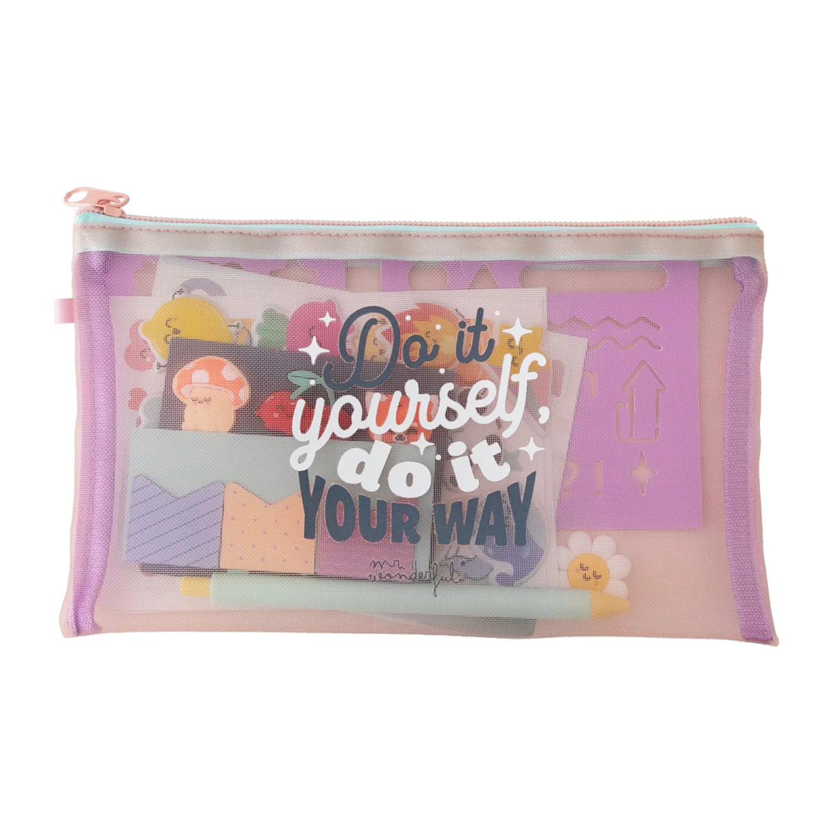 Pack Wonder World – Botella + kit para decorar agenda + libreta A5 3D squishy - Image 3